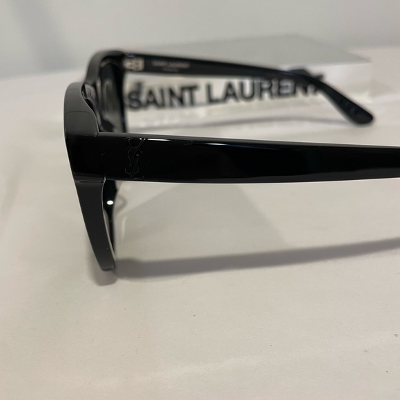 SAINT LAURENT SL M24/K-001 BLACK SUNGLASSES - Picture 7 of 9